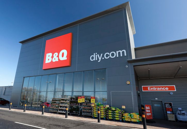 B&Q new store front