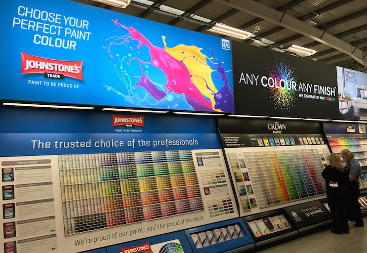 Bunnings St.Albans paint mixing