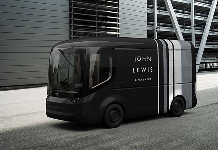 John Lewis electric vehicle delivery