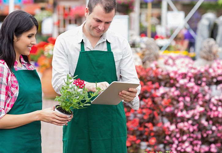 Garden centre employees shutterstock_124577632