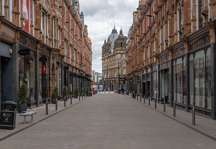 Empty shopping retail street Travelling Yorkshiremanshutterstock_1740530756