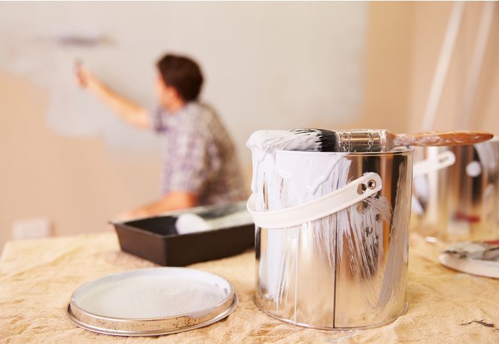 Male painting home improvement diy shutterstock_234676870