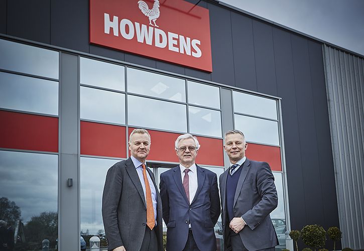 Howdens Factory Exension Opening Andrew Livingston, David Davis MP and Julian Lee 2