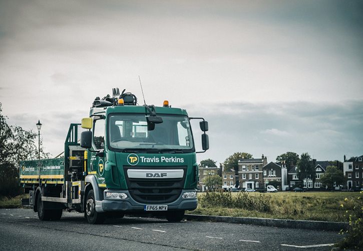 Travis Perkins truck parked