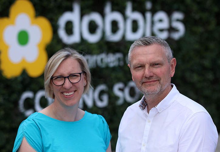 Ken and Jenny management Dobbies Antrim Flagship