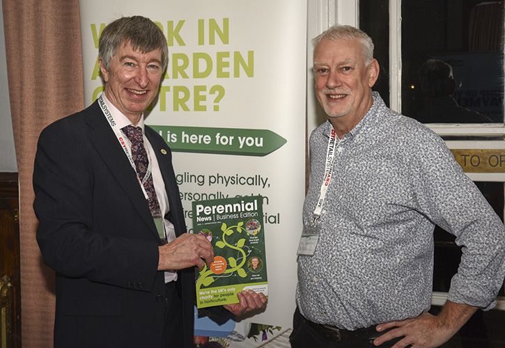 PPhil Swainston from Perennial with GCA CEO Peter Burks at the GCA 2023 conference