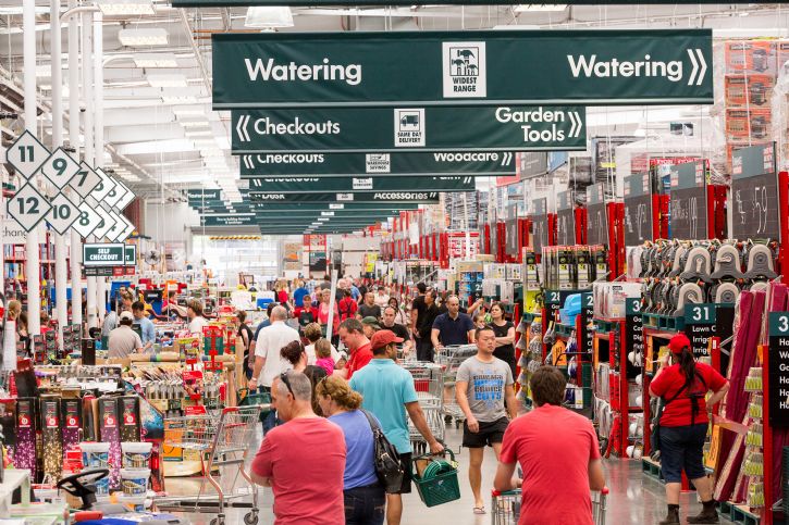 Bunnings store interior corporate