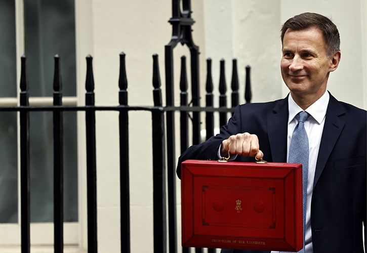 Sean Aidan Calderbank Jeremy Hunt Budget shutterstock_2275340641