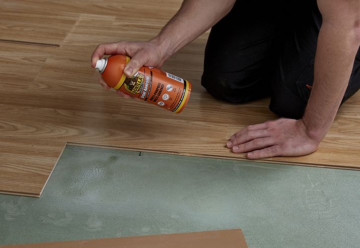 Gorilla Spray Adhesive Fitting Laminate Flooring 2 725