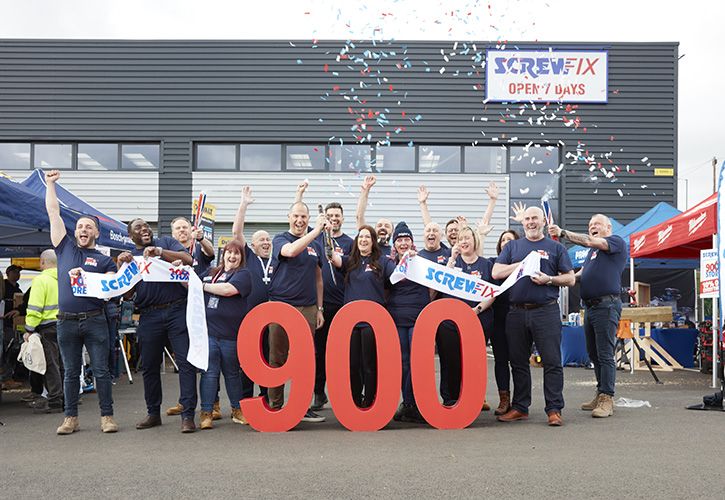 Screwfix 900th store