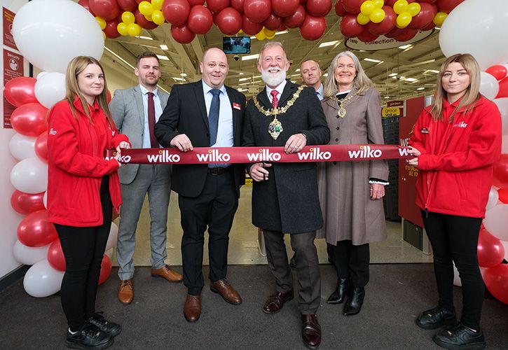 Wilko Rotherham ribbon cutting