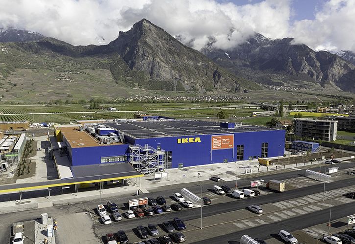 IKEA Riddes Mountain Switzerland