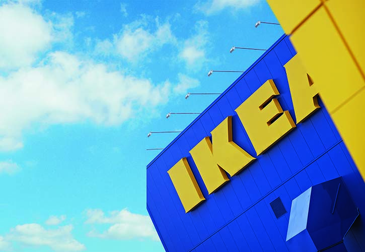 IKEA blue sky clouds