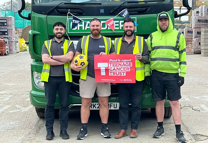 Builders merchants joining forces to raise money for Teenage Cancer Trust