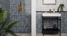 Norcros Johnson Tiles blue and white