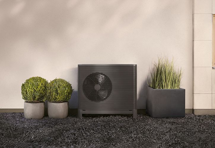 Aira Heat Pump Outdoor Unit Garden