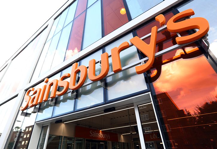 Sainsbury's store sign corporate