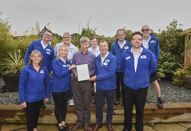 Planters Garden Centre, Tamworth celebrating GCA awards