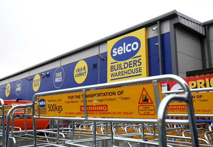 Selco trolleys and sign