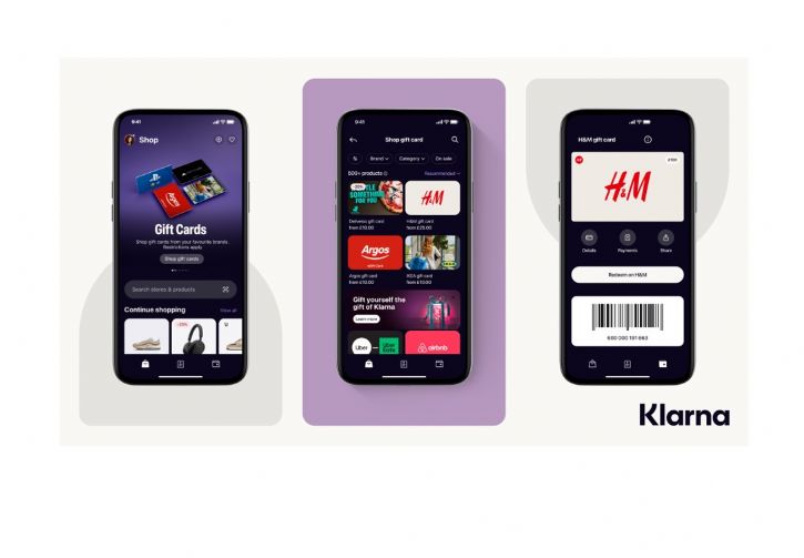 Klarna launches gift card store