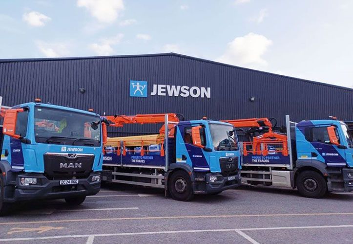 Jewson lorries Stark Group