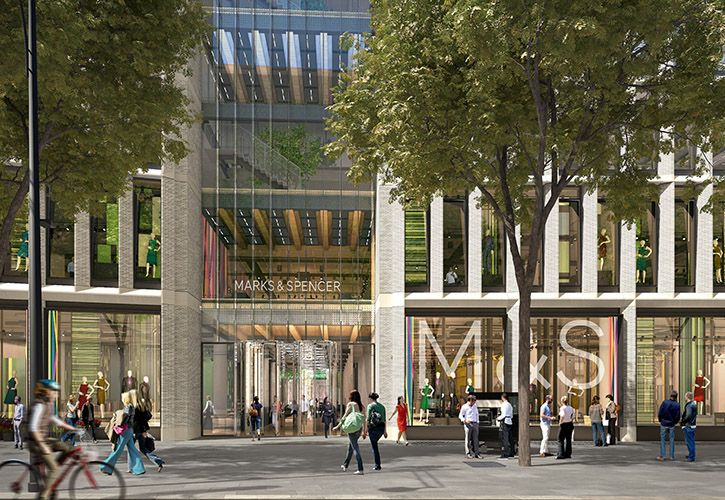 Marks & Spencer Marble Arch store - CGI