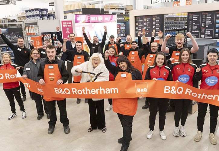 B&Q Rotherham opening day