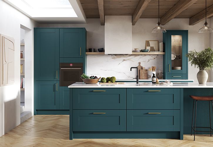 Wickes Tiverton Twilight kitchen