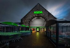 Asda store evening