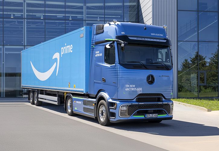 Amazon electric trucks