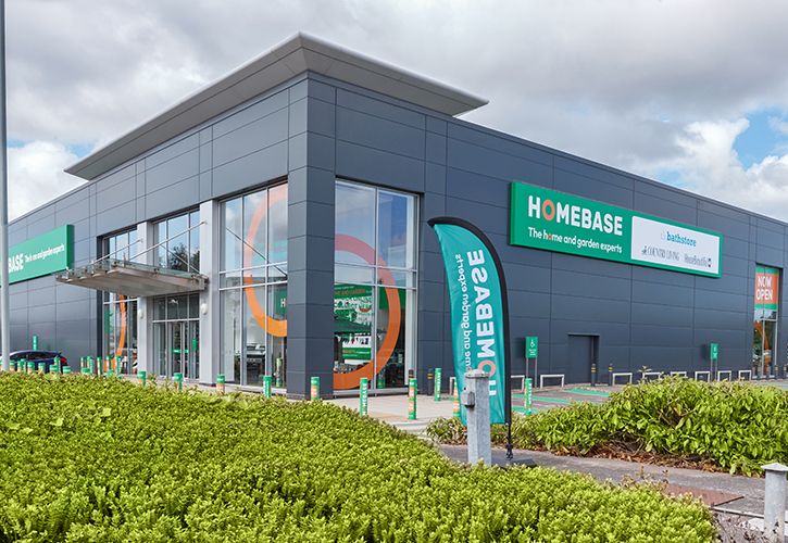 Homebase Chester store front