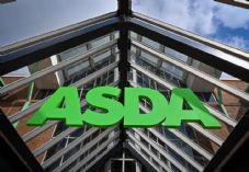 Asda sign glass lantern