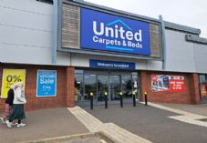 United carpets and Beds store front