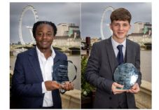 2025 YBUK Awards (L-R) Dom Bromley, Jahmari Cumberbatch