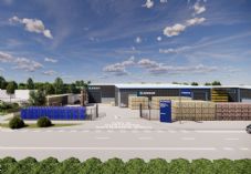 Jewson Bedford external rendering