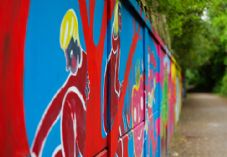 Crown - Strawberry Line mural