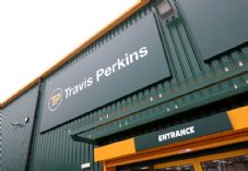 Travis Perkins sign and entrance (corporate)
