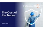 Tradesman Saver - The Cost of the Trades - October 2026