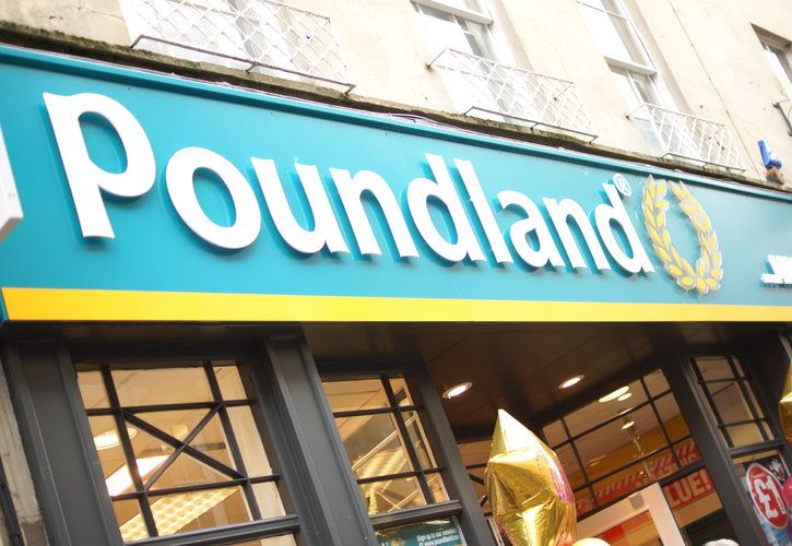 Poundland angled