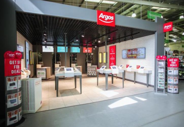 Argos digital store in Homebase