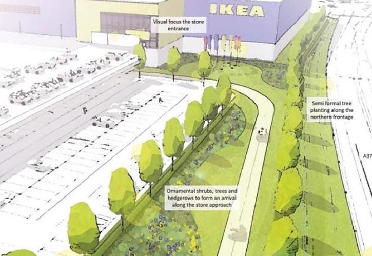 IKEA Exeter artist impression - 725 x 500