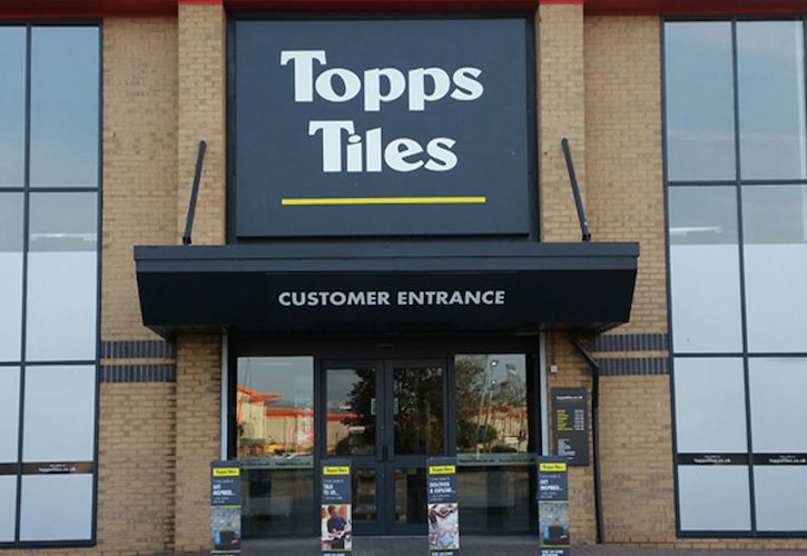 Topps Tiles store frontage