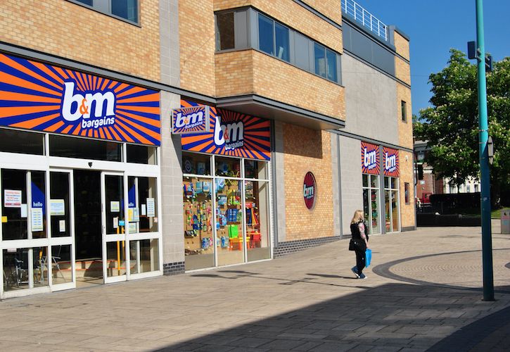 B&M Bargains high street store