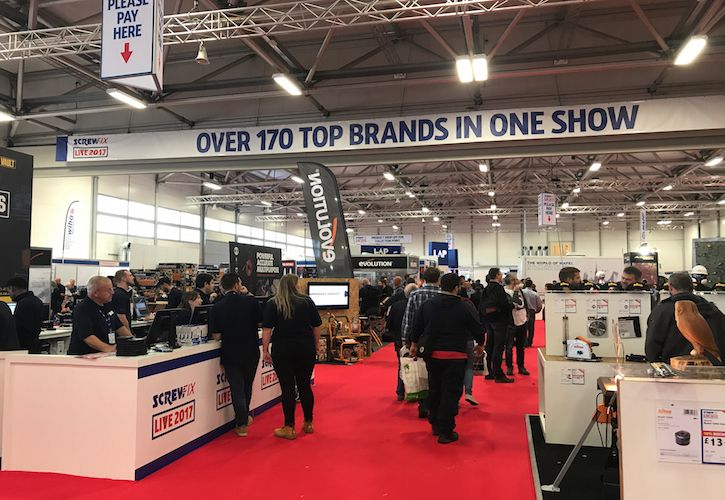 Screwfix Live 2017 inside