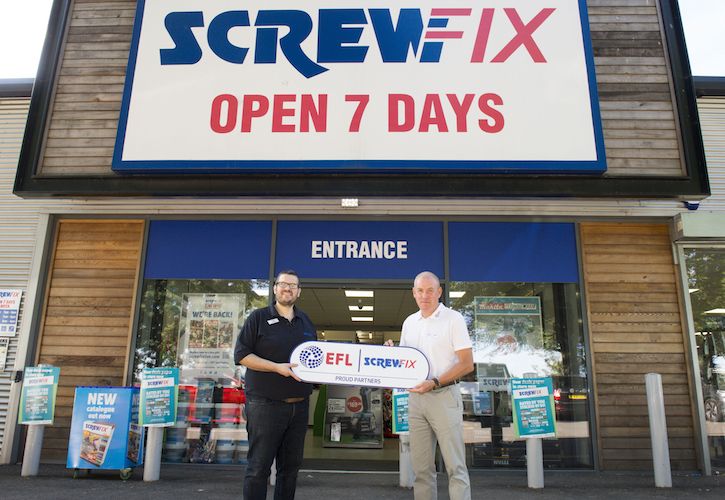 Screwfix sponsors EFL