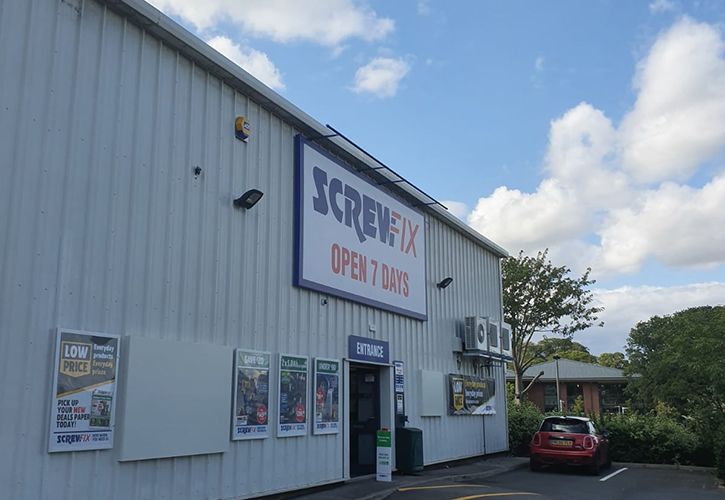 Screwfix Northallerton 725 x 500